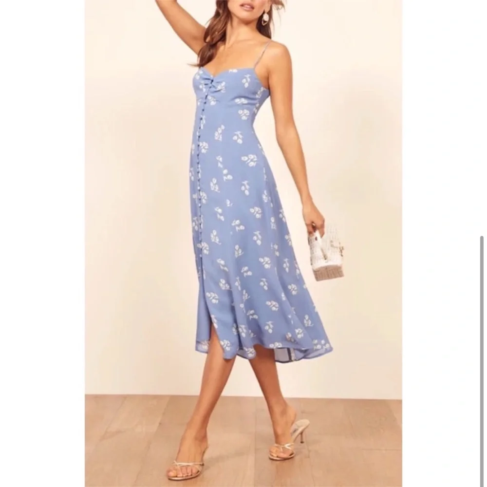 Reformation Cybill Dress in Verona - Picture 4 of 12